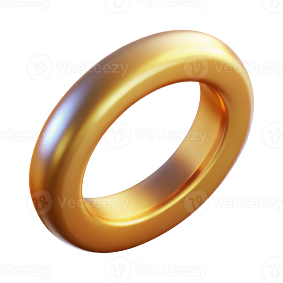 elegant creative A thin, gold ring resting on a smooth, white surface, lit by a soft, ambient glow. Minimalist aesthetic professional png