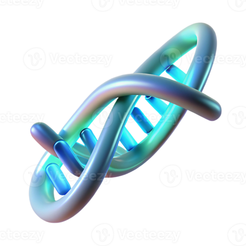 stunning traditional A DNA double helix composed of glowing fiber optic cables, illuminated by a soft, bioluminescent light, rendered in a scientific, realistic style original png