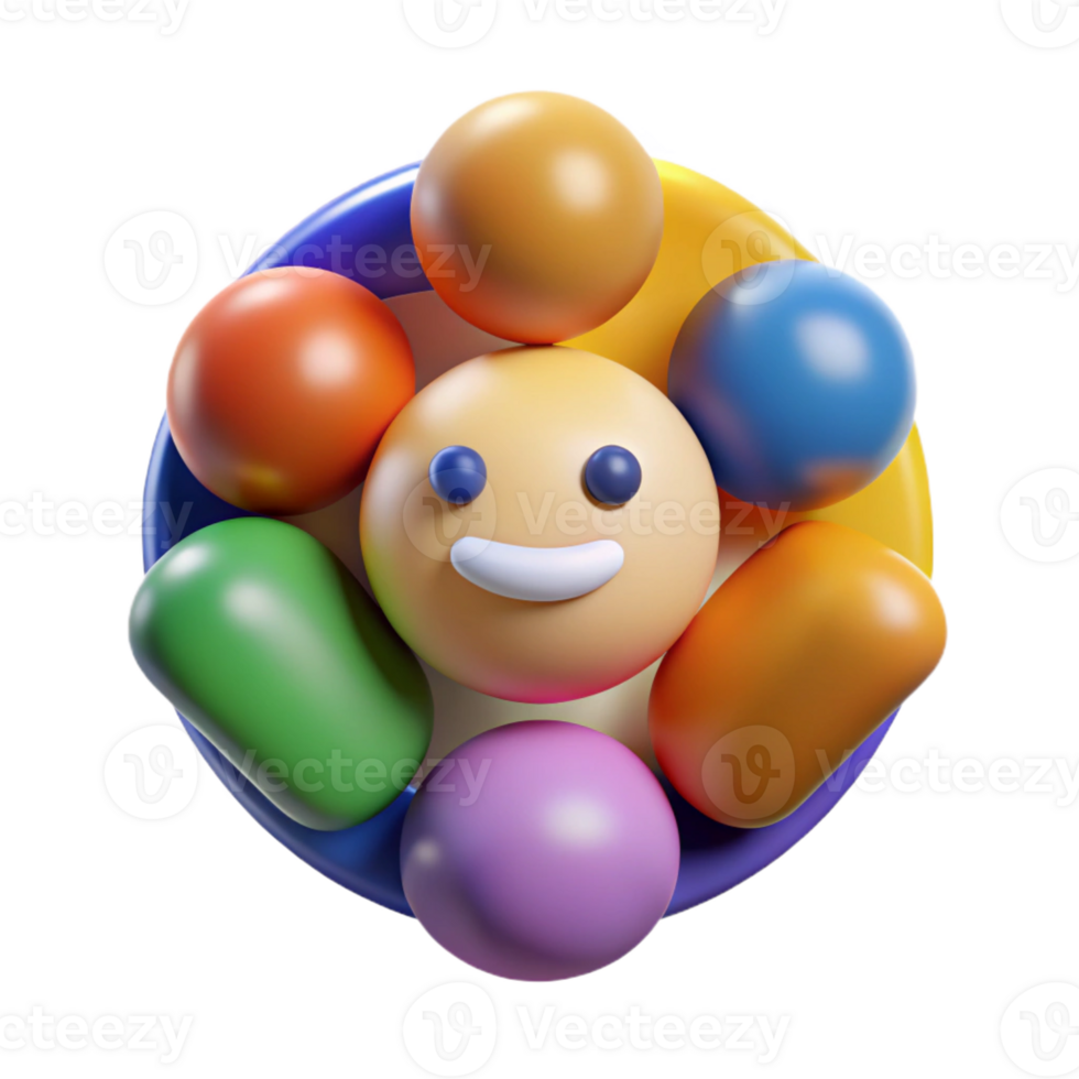 vibrant traditional An abstract representation of human emotions, using color and form to convey different feelings, emotional art style high resolution png