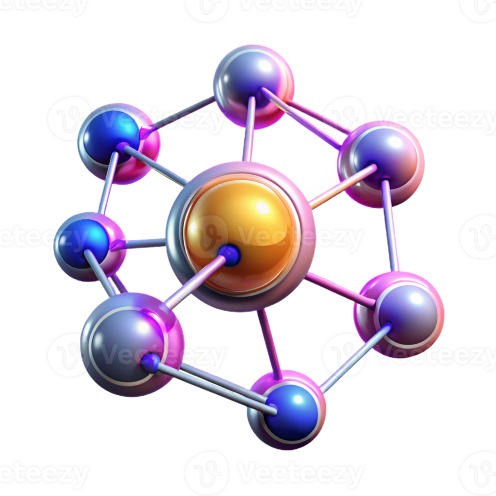 extraordinary modern A network of interconnected nodes and lines, pulsating with energy, with a futuristic, technological aesthetic and neon accents high quality png