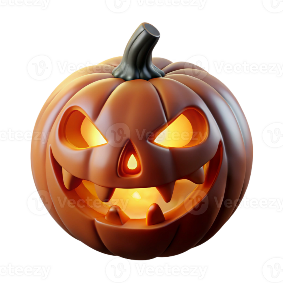 extraordinary traditional A decaying jack-o'-lantern with a sinister grin carved into it. Dim, flickering candlelight. Halloween horror, folk horror style 4K png