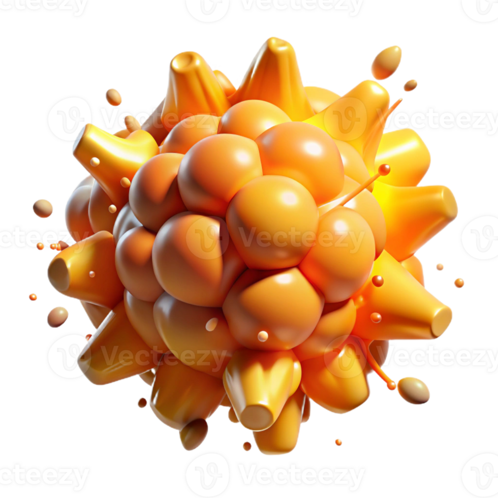 impressive abstract A powerful explosion rocks a battlefield, sending debris flying in all directions. Intense orange and yellow hues, action movie style authentic png