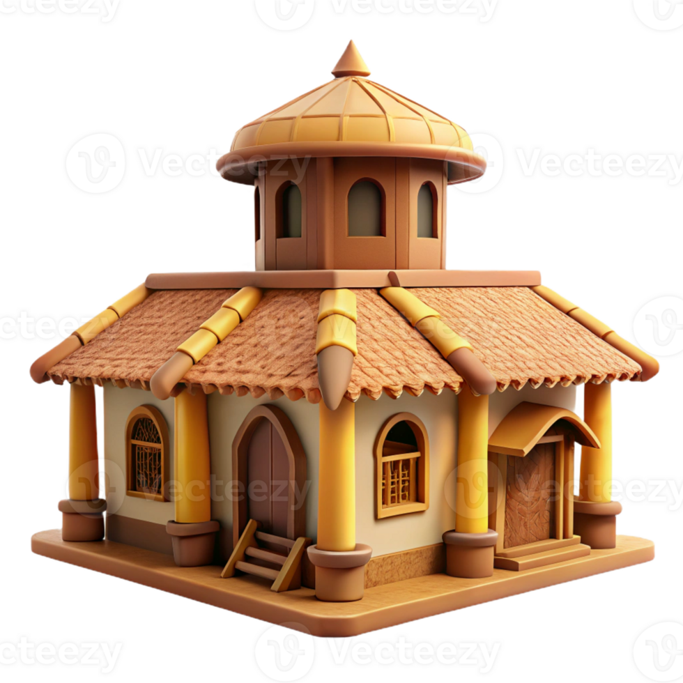 elegant abstract Vernacular architecture, traditional building techniques using local materials, rustic aesthetic, photographic style exclusive png