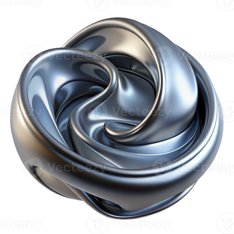 impressive modern A mesmerizing flow of liquid metal, morphing and transforming, with a high-gloss finish, futuristic style 4K png