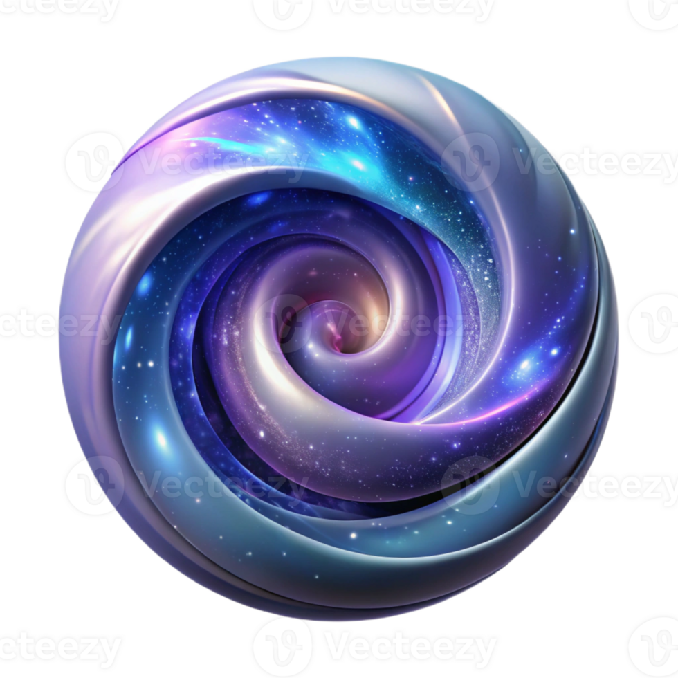beautiful abstract A swirling vortex of stardust and nebulae, with a cosmic, ethereal glow, space art style professional png