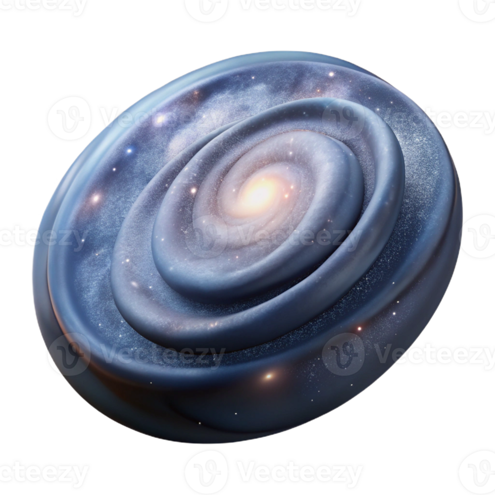 vibrant minimalist A telescopic view of a distant galaxy, visualized by swirling clouds of gas and dust, in an astronomical photography style detailed png