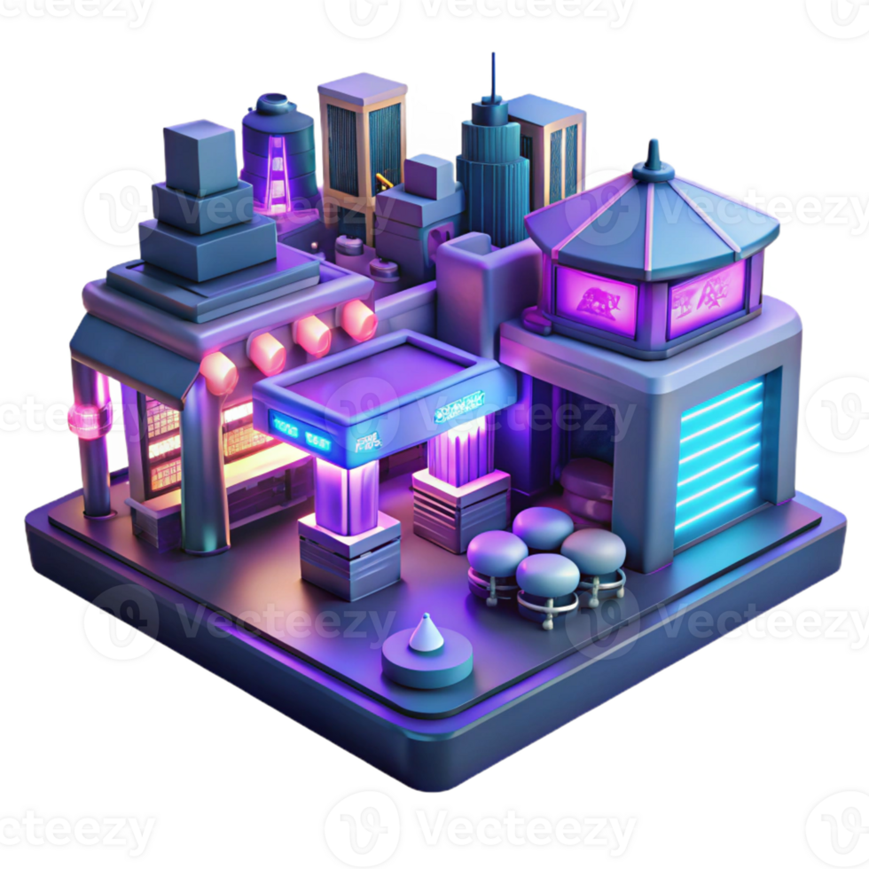 impressive contemporary A futuristic vehicle speeding through a neon-lit cityscape, illuminated by streaks of light and reflections, cyberpunk and dynamic, premium png