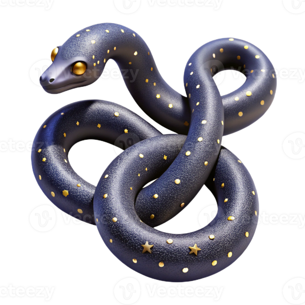 elegant abstract An enigmatic Aboriginal Dreamtime serpent weaving through the cosmos, creating stars with its shimmering scales. Aboriginal dot painting style high quality png