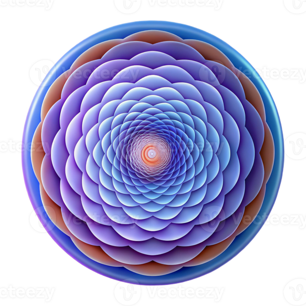 extraordinary modern A series of concentric circles, radiating outwards in a hypnotic pattern, psychedelic art style detailed png