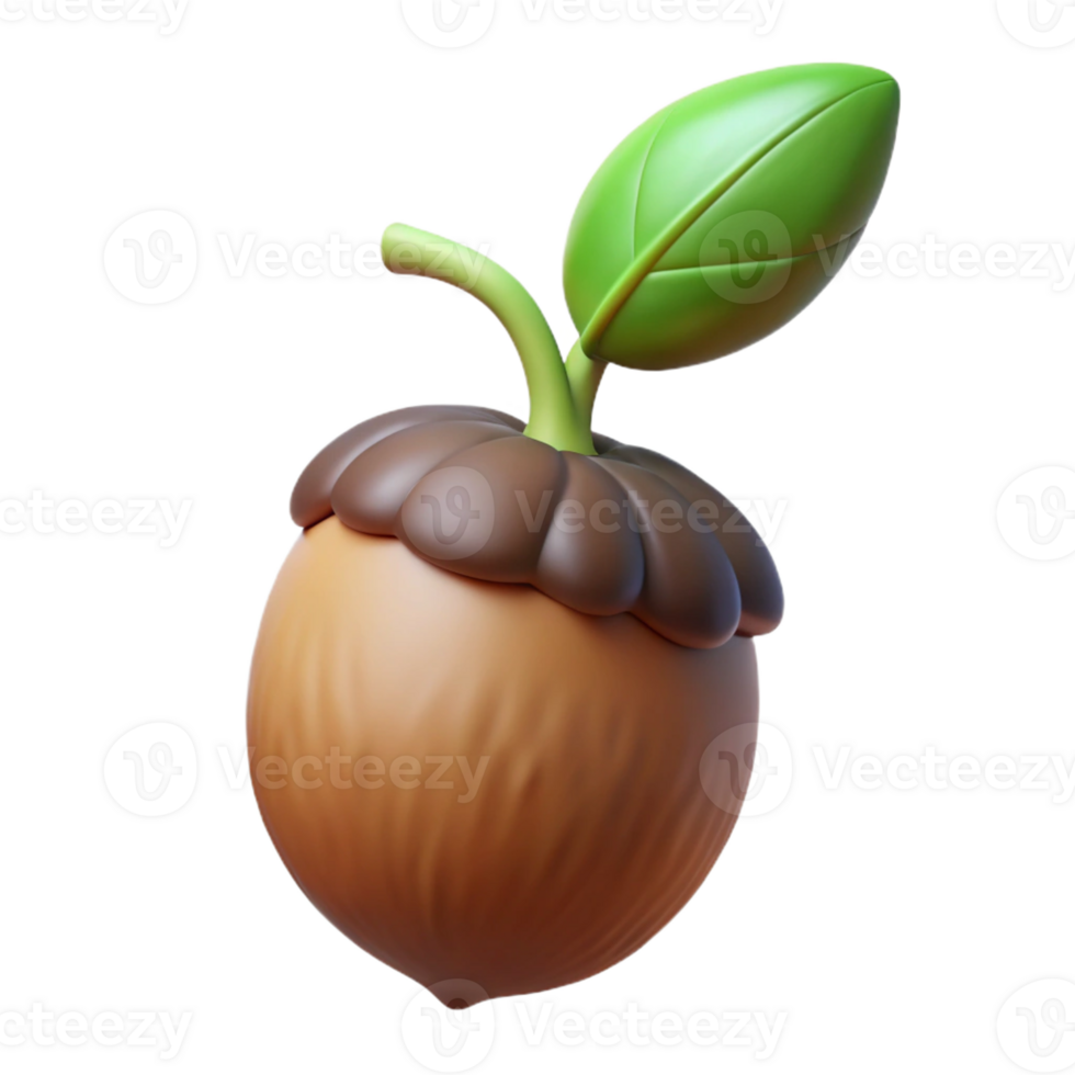 stunning creative A sprouting acorn, delicate roots and leaves emerging, soft diffused light, botanical photography style genuine png