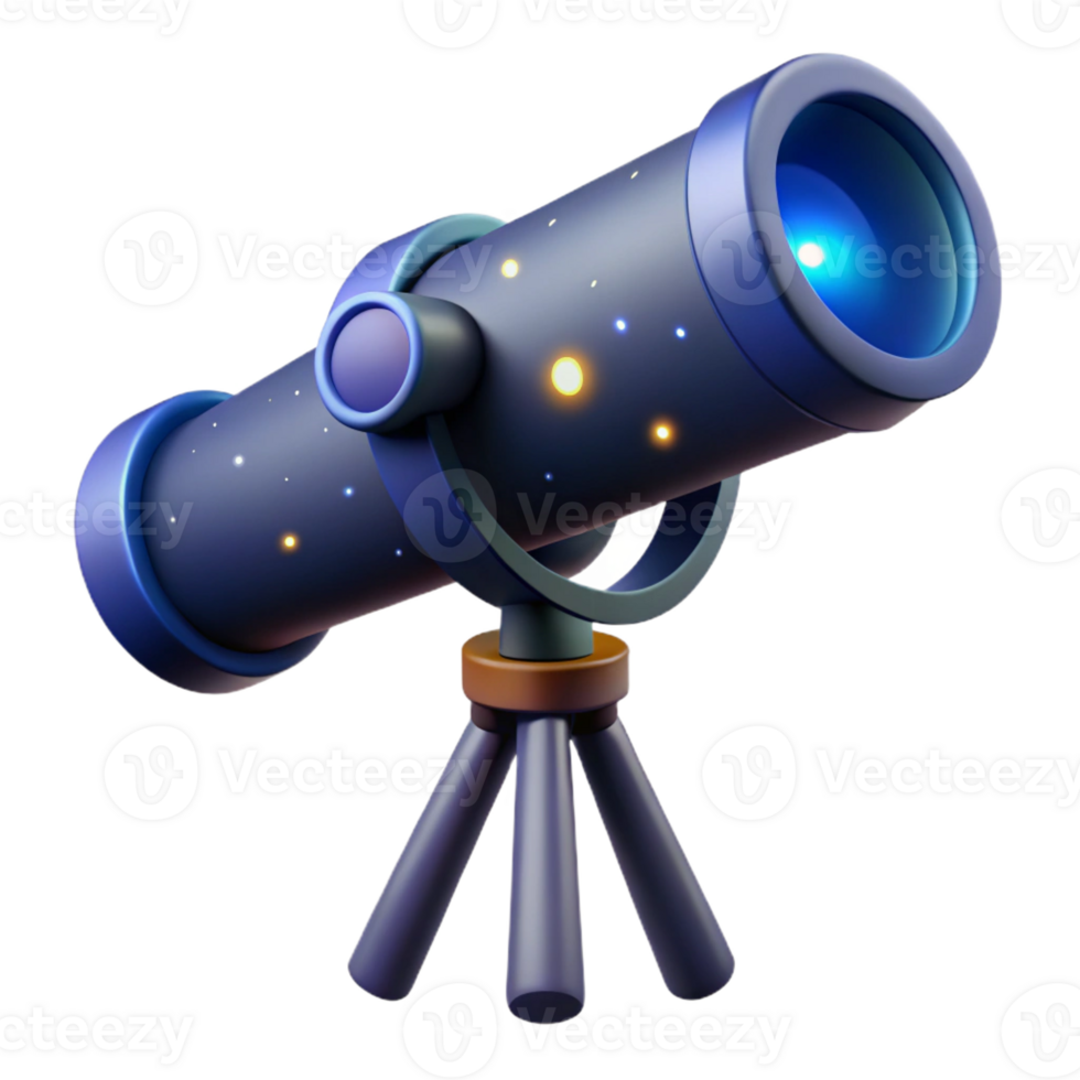 impressive vintage A telescope observing distant galaxies, dark, starry night sky, astronomical style detailed png
