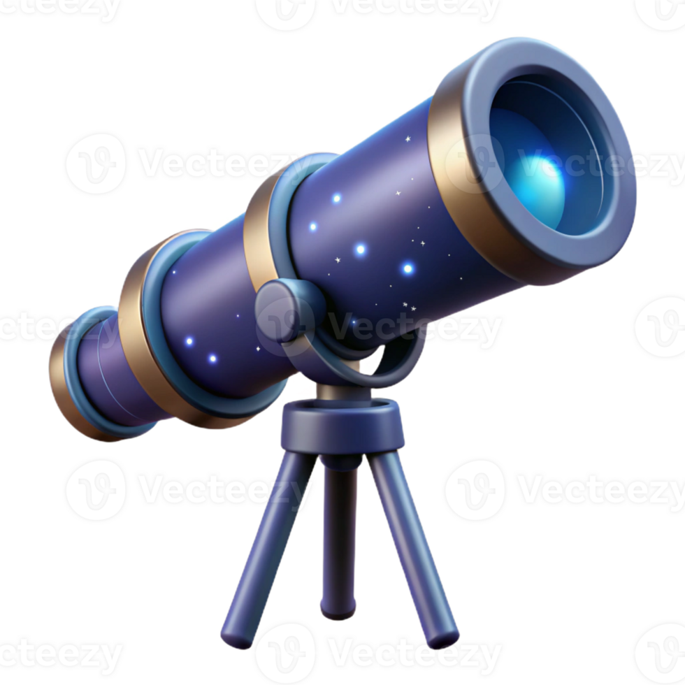 impressive rustic A telescope observing distant galaxies, dark, starry night sky, astronomical style 4K png