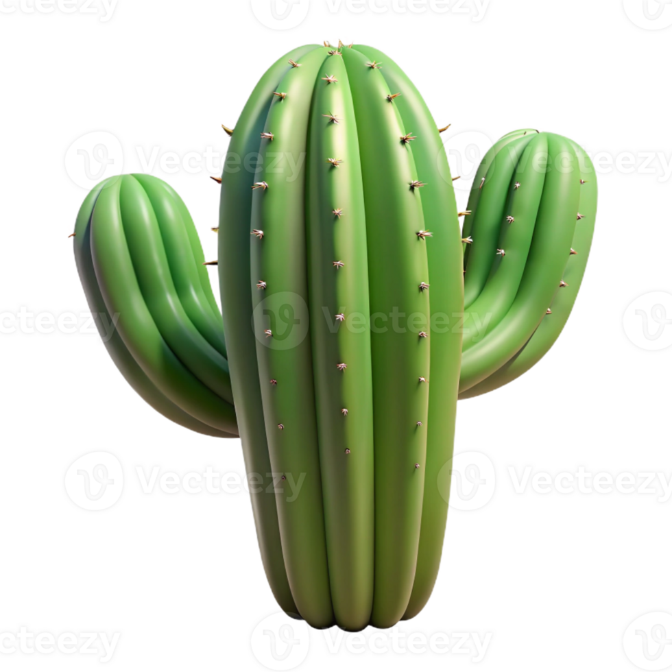impressive traditional A cactus plant thriving in the desert landscape, its spines sharp and defined, with a stark, nature photography style exclusive png