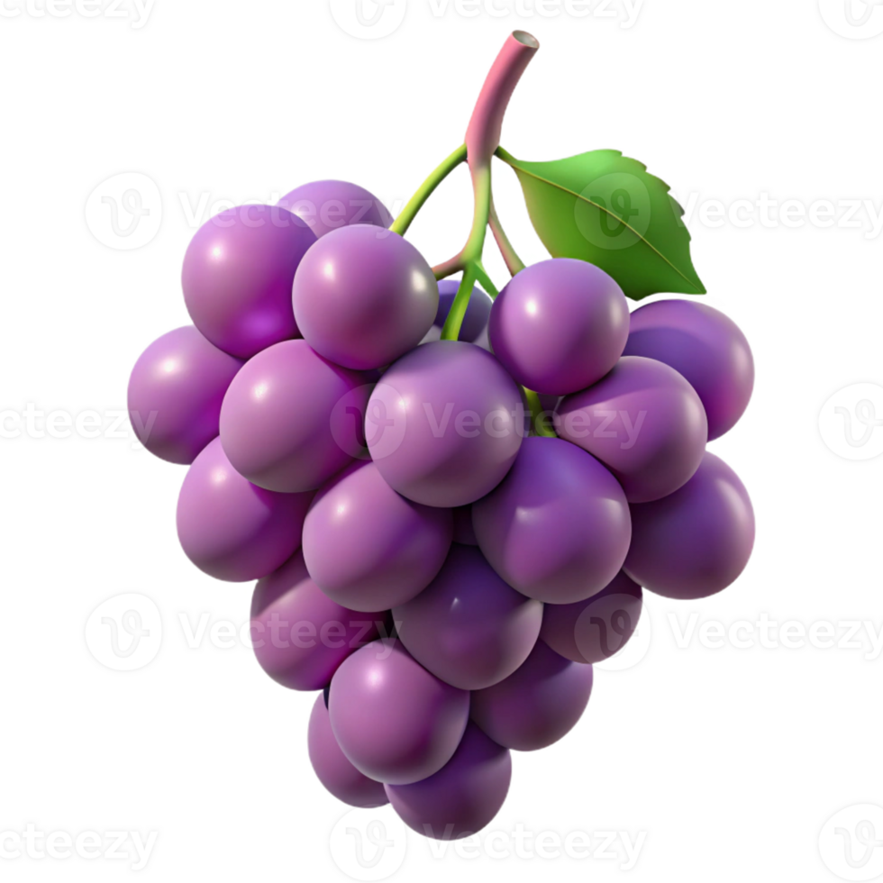 stunning rustic A cluster of grapes hanging from a vine, ripe and juicy, realistic style, natural lighting high resolution png
