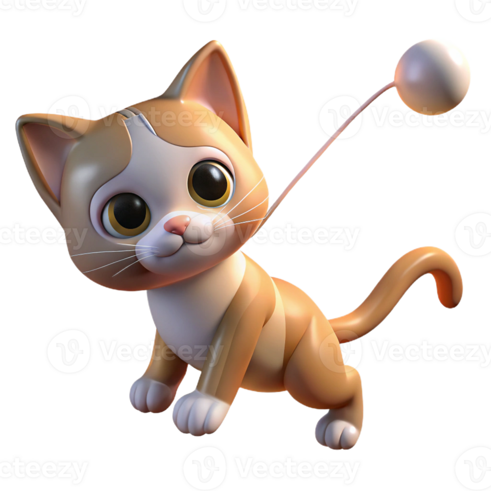 wonderful artistic A playful kitten batting at a string, illuminated by soft window light, in a charming, photorealistic style exclusive png