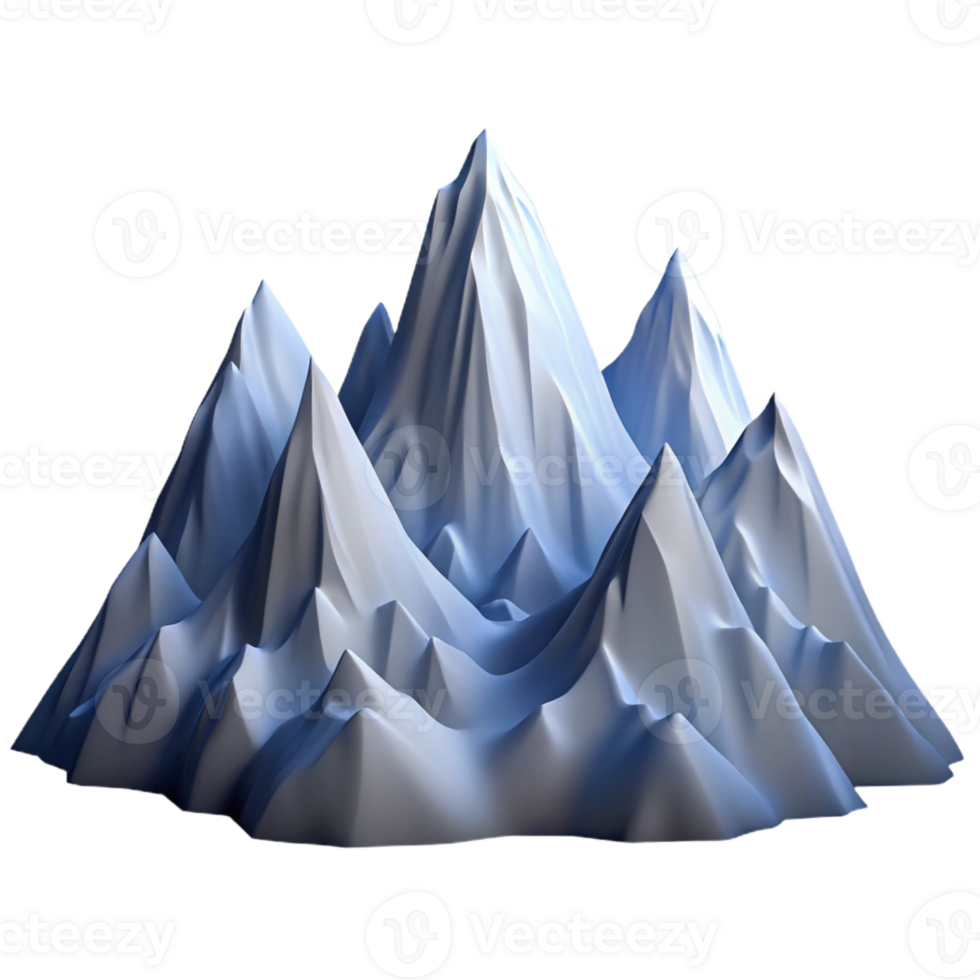 vibrant creative A majestic mountain range, peaks covered in snow, with a dramatic, landscape photography style exclusive png