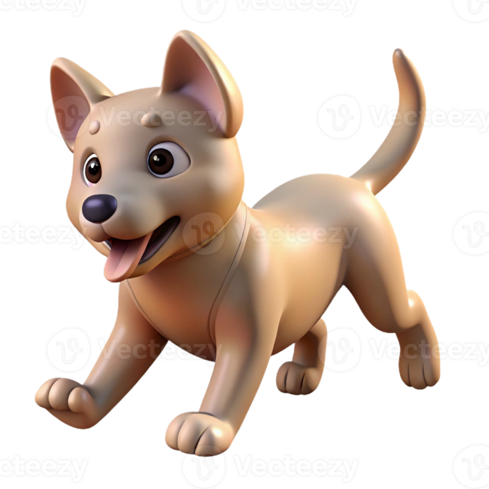 beautiful contemporary A playful puppy chasing its tail, soft natural lighting, playful and energetic professional png