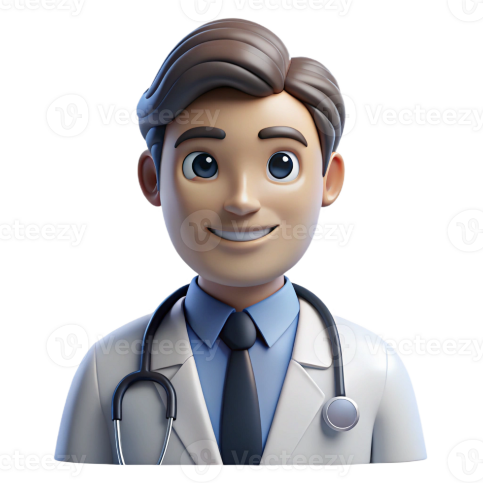 dramatic classic Portrait of a doctor with a compassionate gaze, wearing a stethoscope, lit by the cool, sterile light of a hospital room, in a photorealistic style authentic png