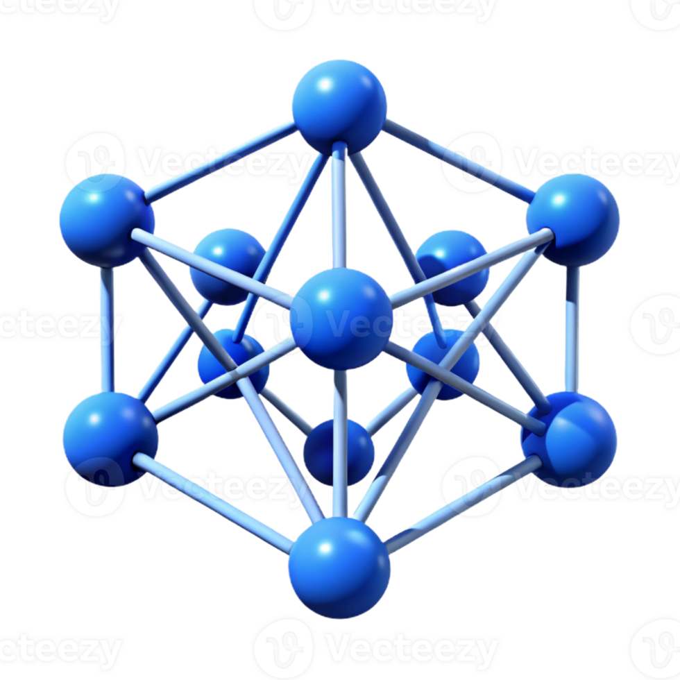 impressive creative A network of interconnected lines and nodes, pulsating with energy, in a cool, electric blue color scheme, in a minimalist, data visualization style 4K png