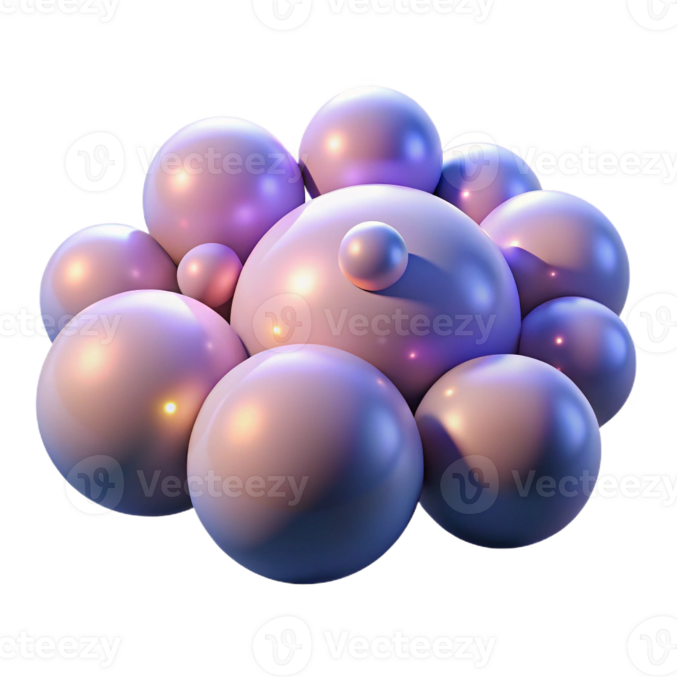elegant artistic A field of softly glowing orbs, varying in size and intensity, creating a sense of depth and movement 4K png