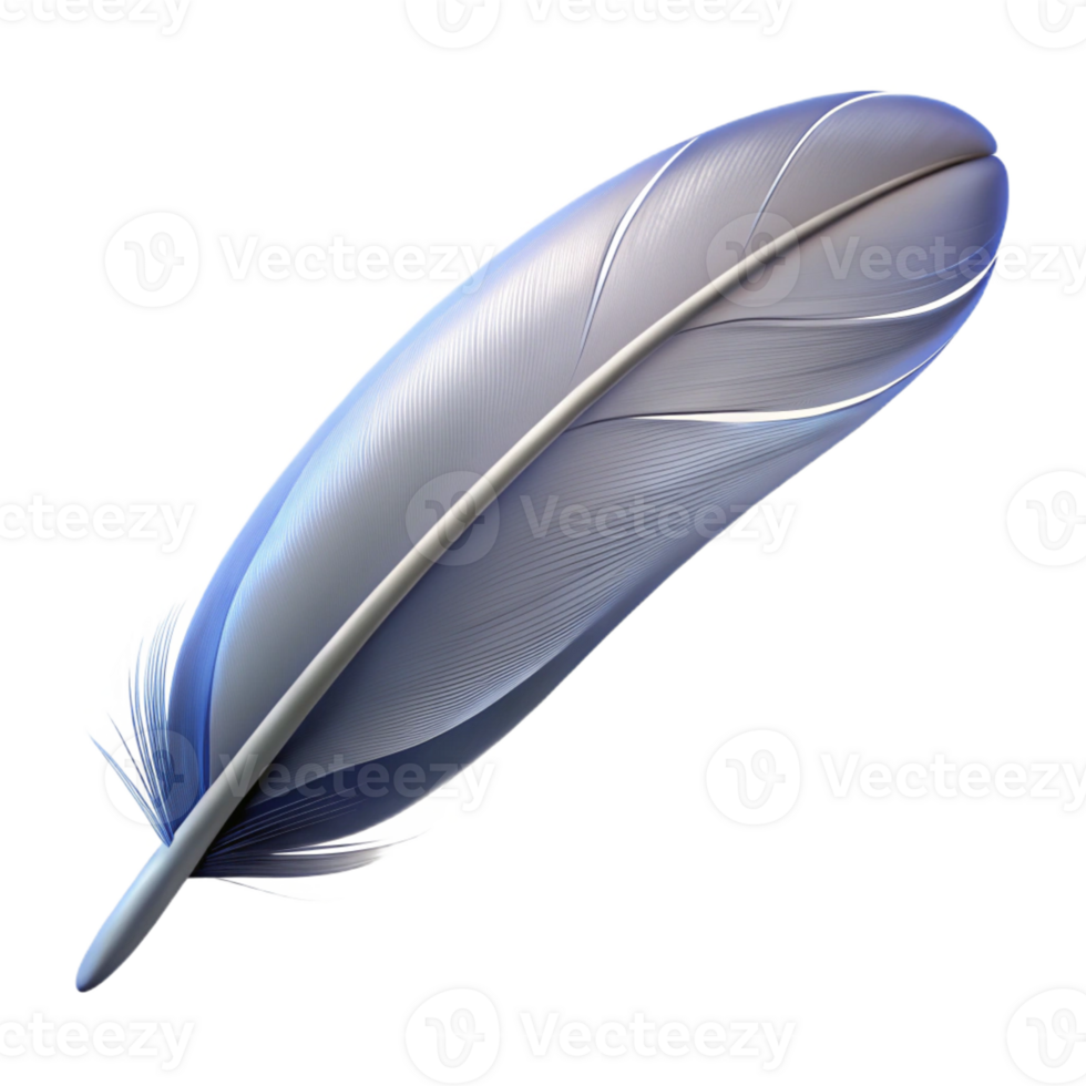 beautiful classic A single feather floating in the air, soft diffused light, photorealistic style high quality png