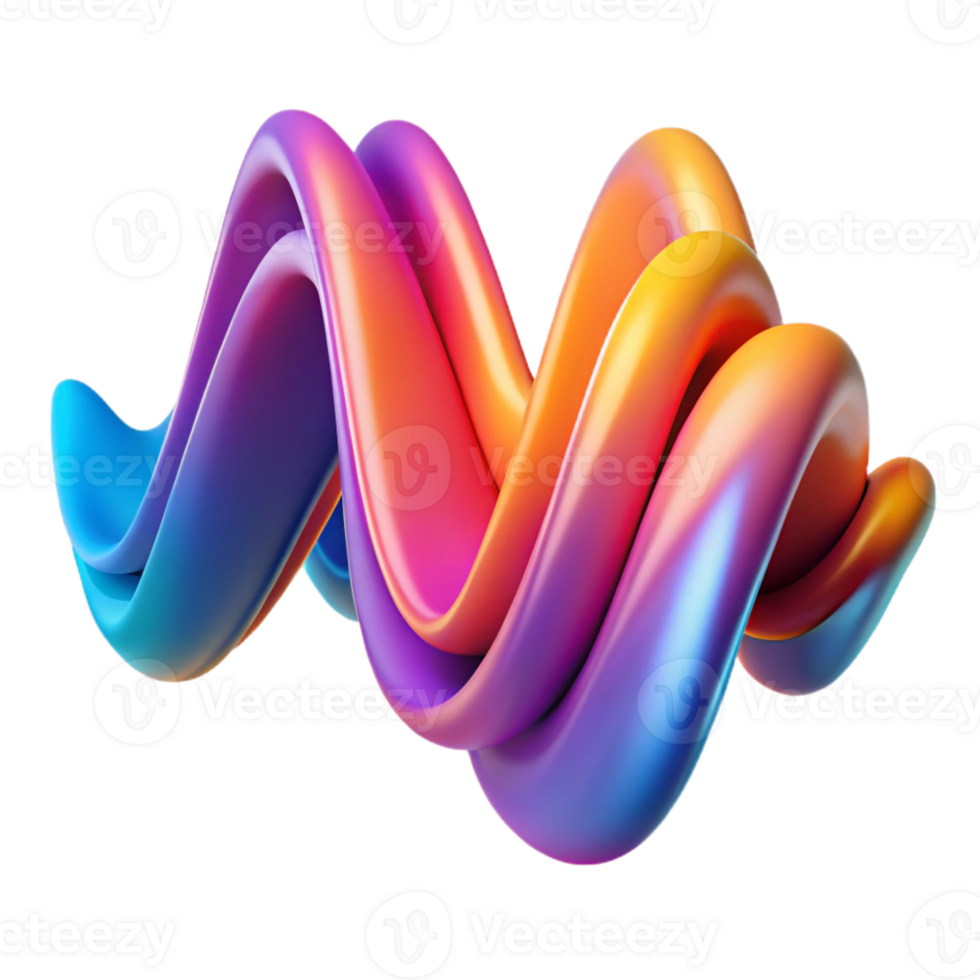 elegant vintage An abstract representation of sound waves, using vibrant colors and flowing lines, in a dynamic style genuine png