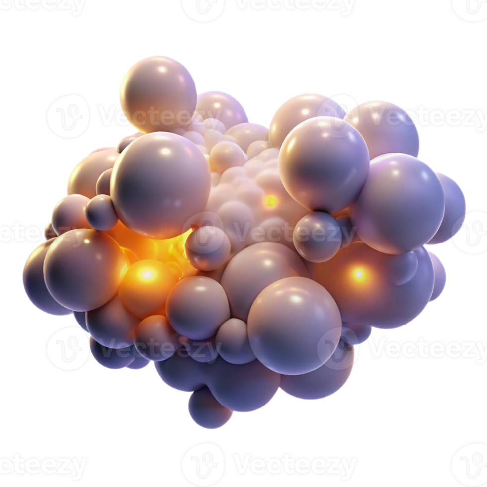 serene rustic A field of floating, translucent bubbles, filled with swirling smoke and light, illuminated by a warm, ethereal glow, in a mystical, dreamlike style genuine png