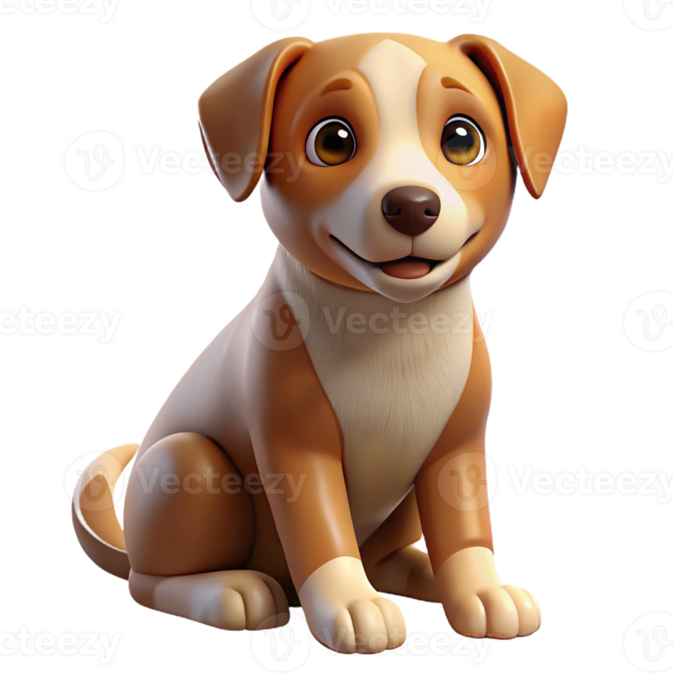 wonderful minimalist A loyal dog sitting patiently, its eyes full of adoration. Warm lighting and gentle expression. Pet portrait photography style exclusive png