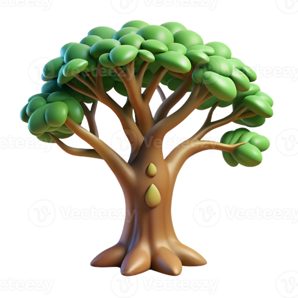 magnificent artistic A wise old talking tree, its branches reaching towards the sky. Soft, dappled sunlight. Fantasy art style high resolution png
