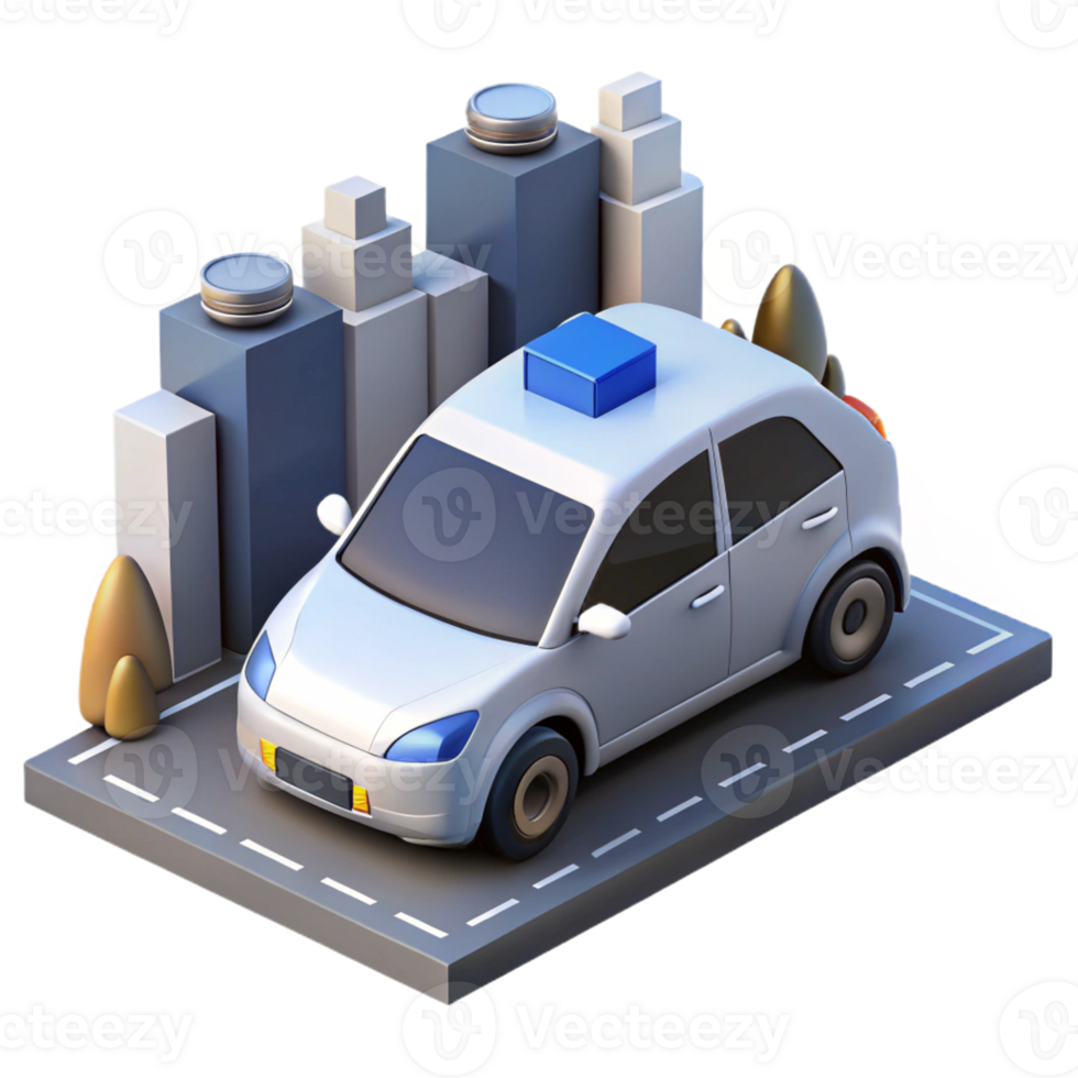 impressive rustic A self-driving car navigating a busy city street, realistic lighting, photorealistic style high resolution png