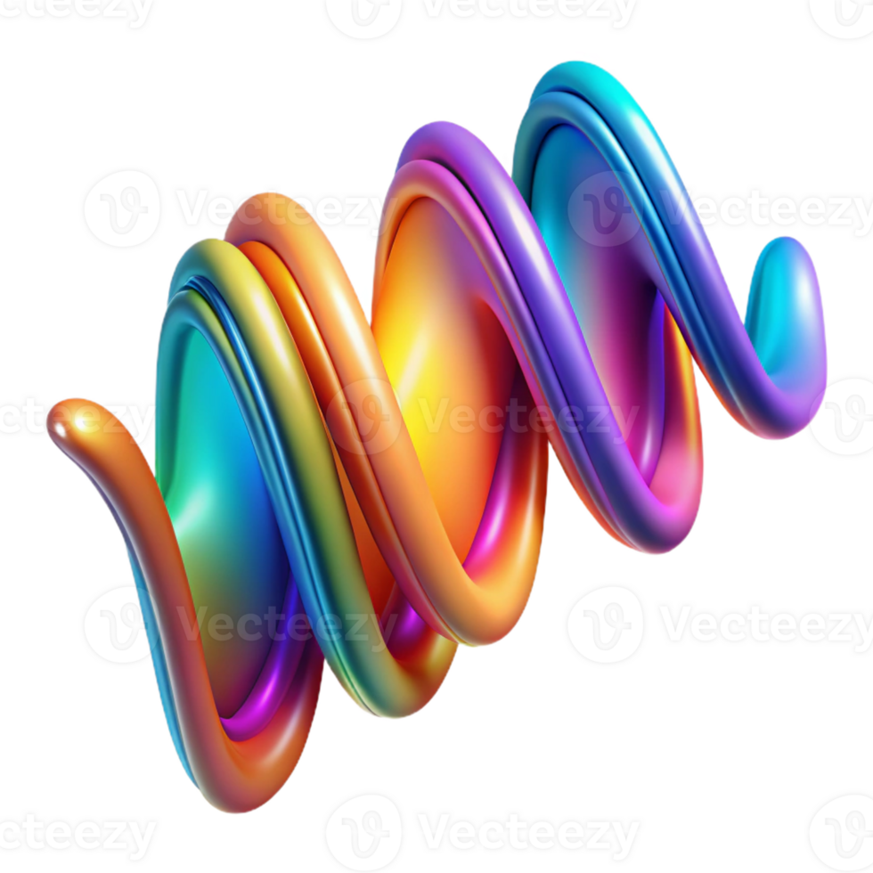 vibrant abstract An abstract representation of sound waves, using vibrant colors and flowing lines, with a dynamic, kinetic art style premium png
