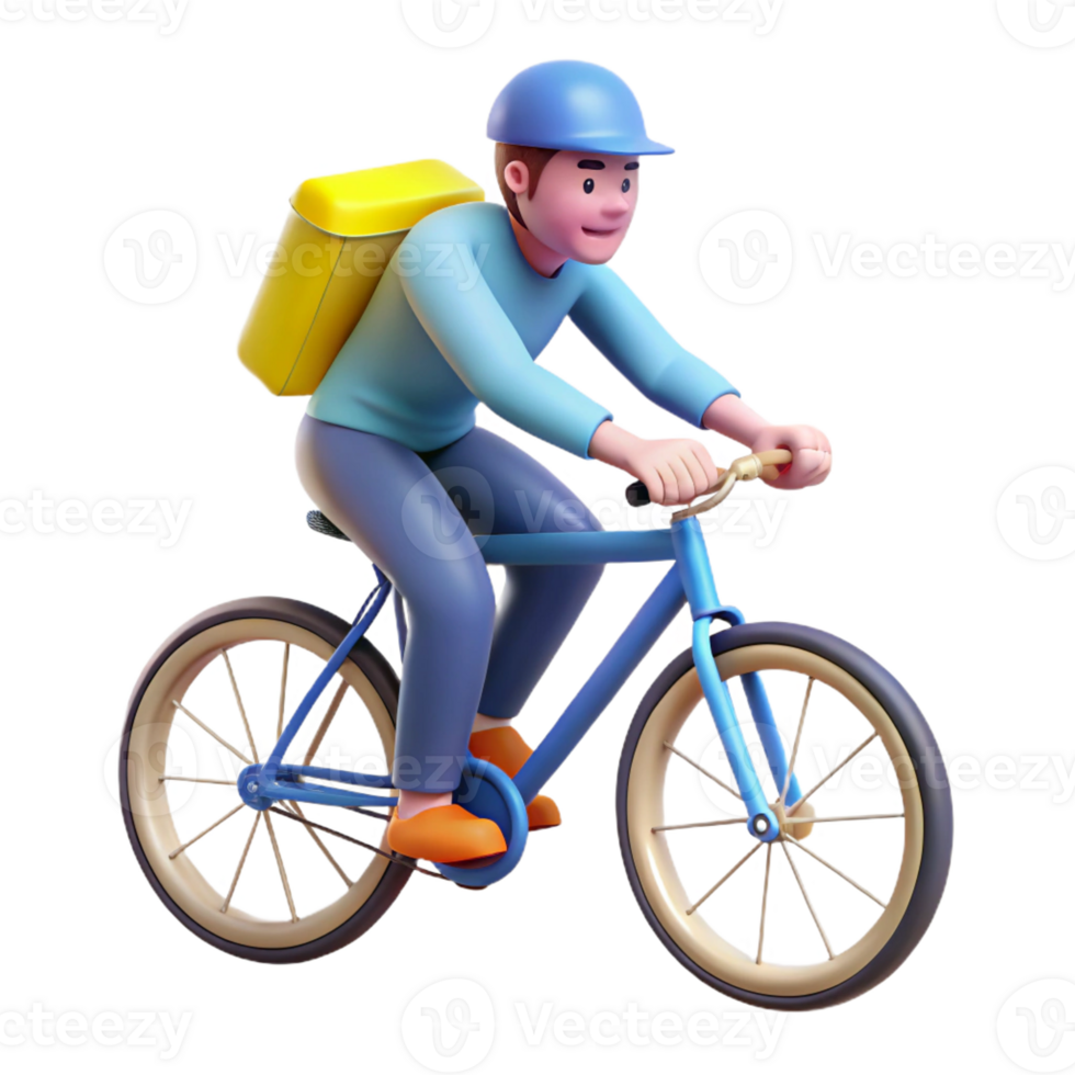 elegant minimalist A bicycle messenger weaving through traffic, urban cycling photography, dynamic motion blur professional png