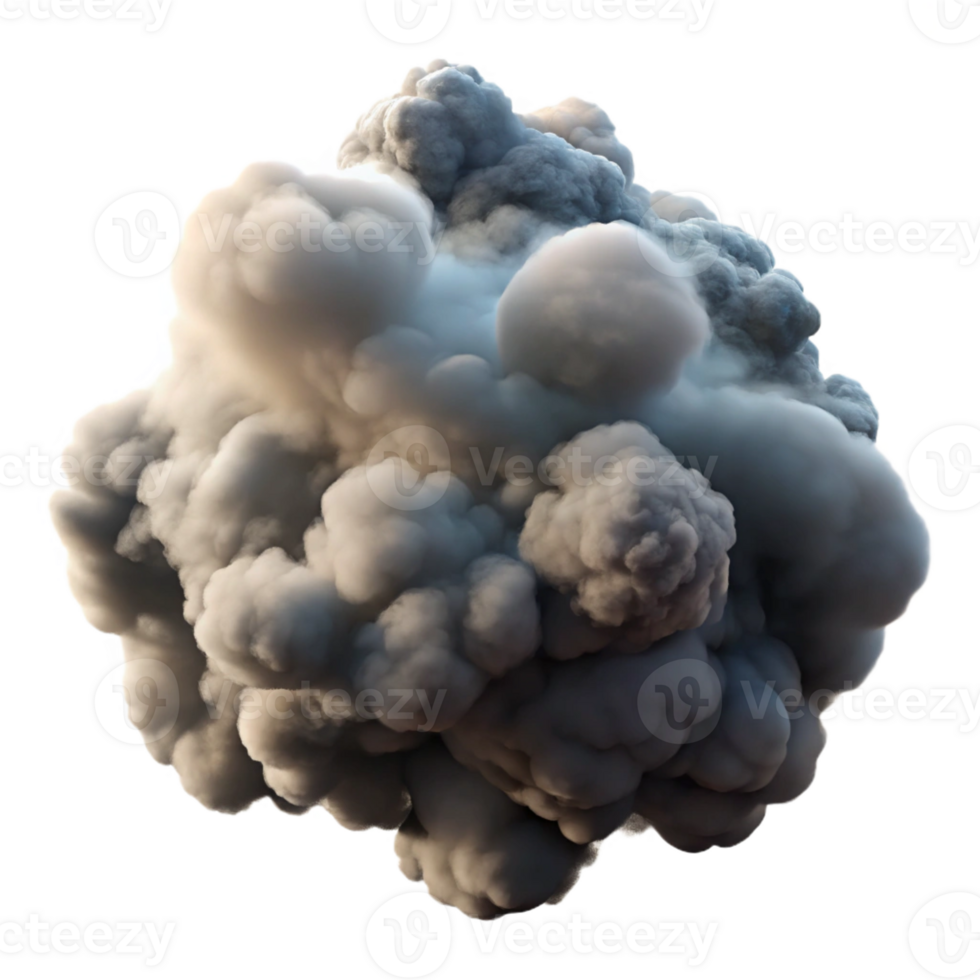 impressive classic A cloud of smoke and dust, swirling and billowing in slow motion, lit by a dramatic, backlighting authentic png
