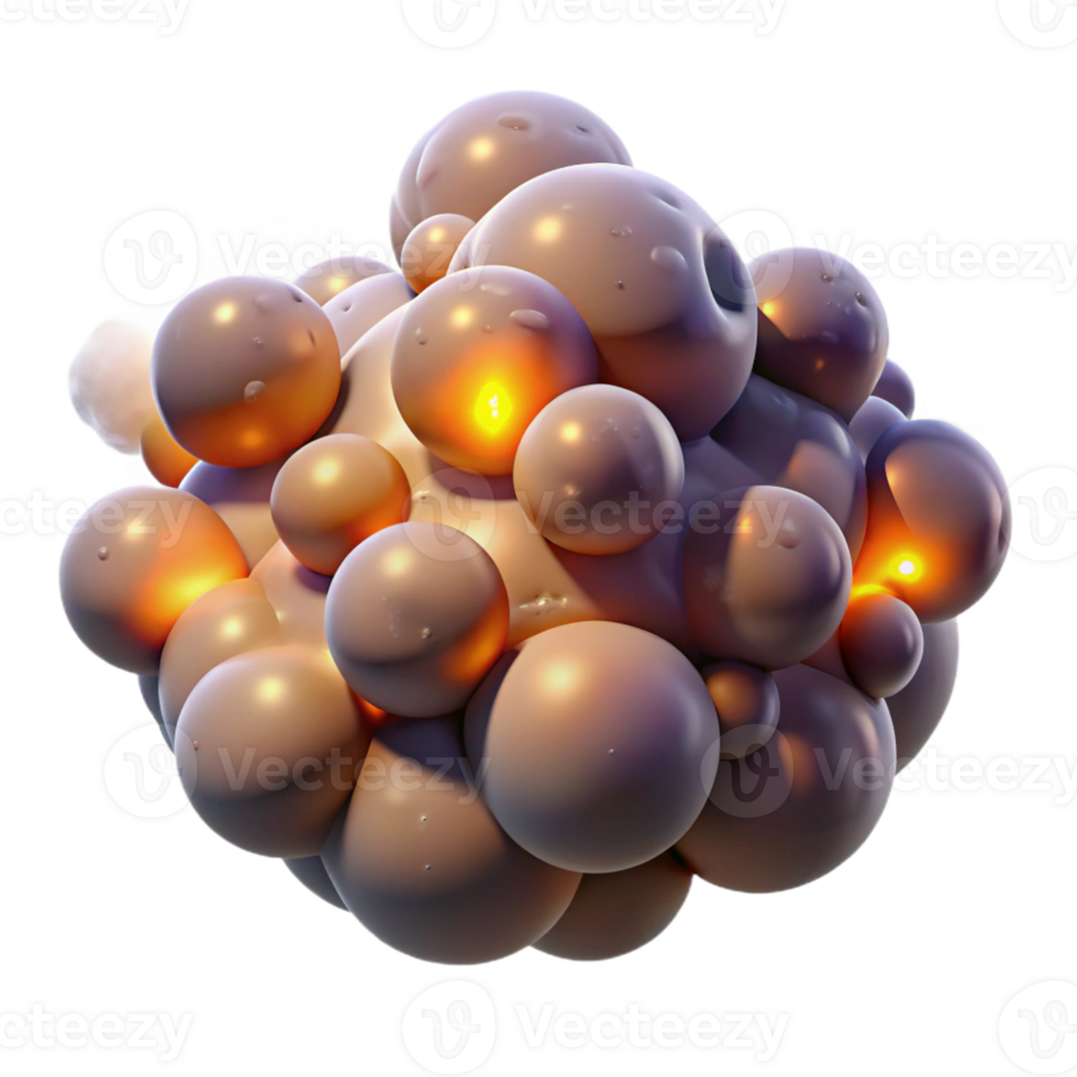 beautiful artistic A field of floating, translucent orbs, filled with swirling smoke and embers, illuminated by warm, flickering candlelight, in a mystical, ethereal style high resolution png