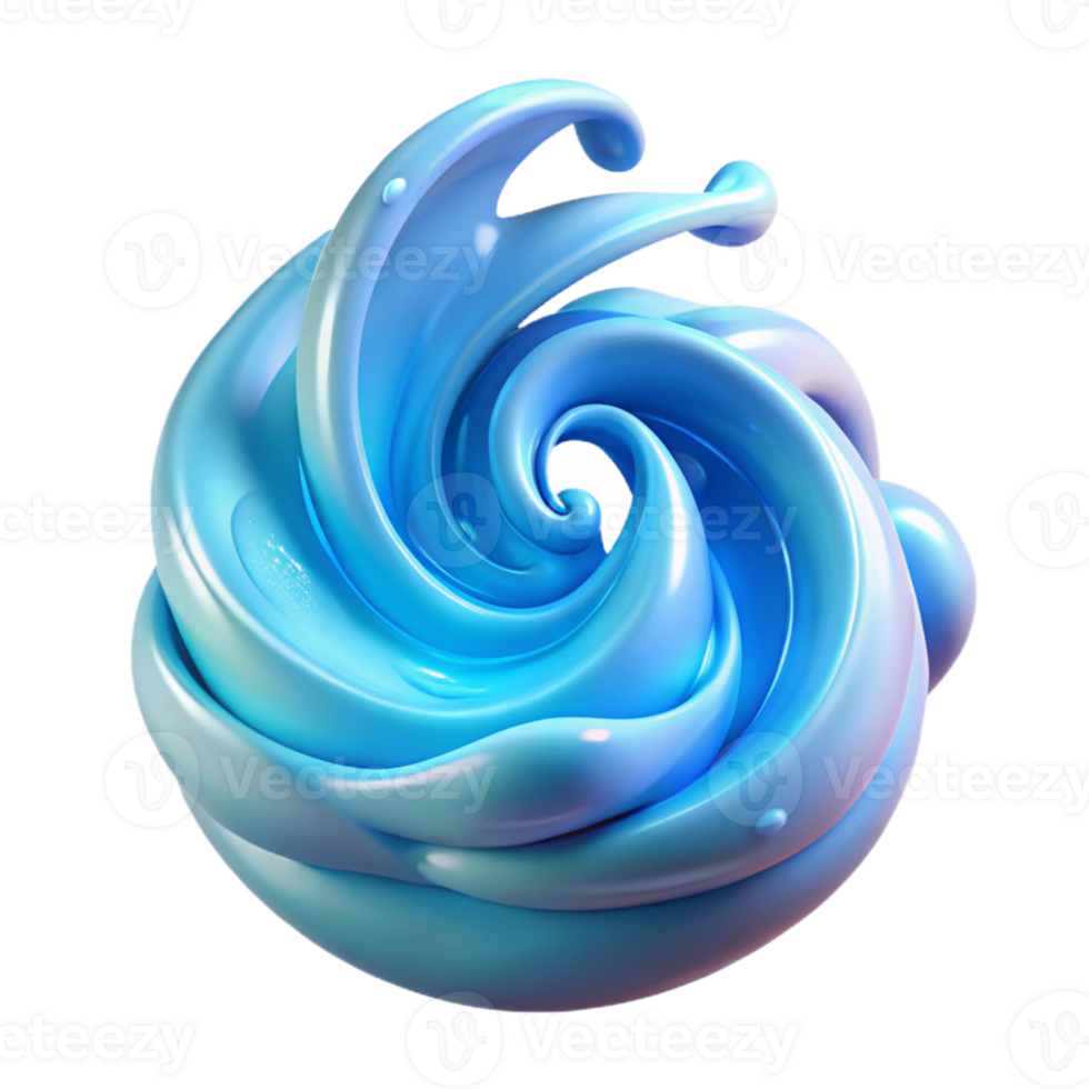 dramatic rustic A powerful elemental spirit made of swirling water, its form constantly shifting and changing, illuminated by a soft, blue light. Ethereal lighting. Abstract style premium png