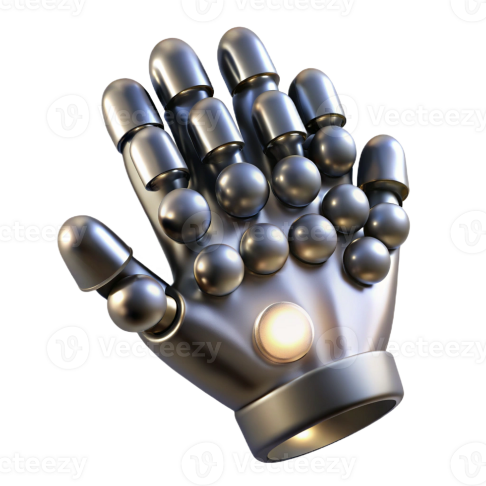dramatic traditional A swarm of nanobots forming the shape of a human hand reaching out, metallic texture, lit by a single bright white light source original png