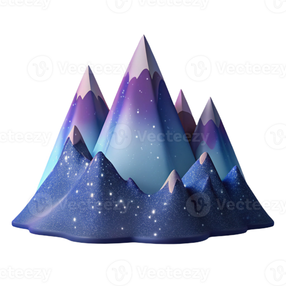 dramatic creative A mountain range silhouetted against a vibrant starry sky, panoramic view, astrophotography style 4K png