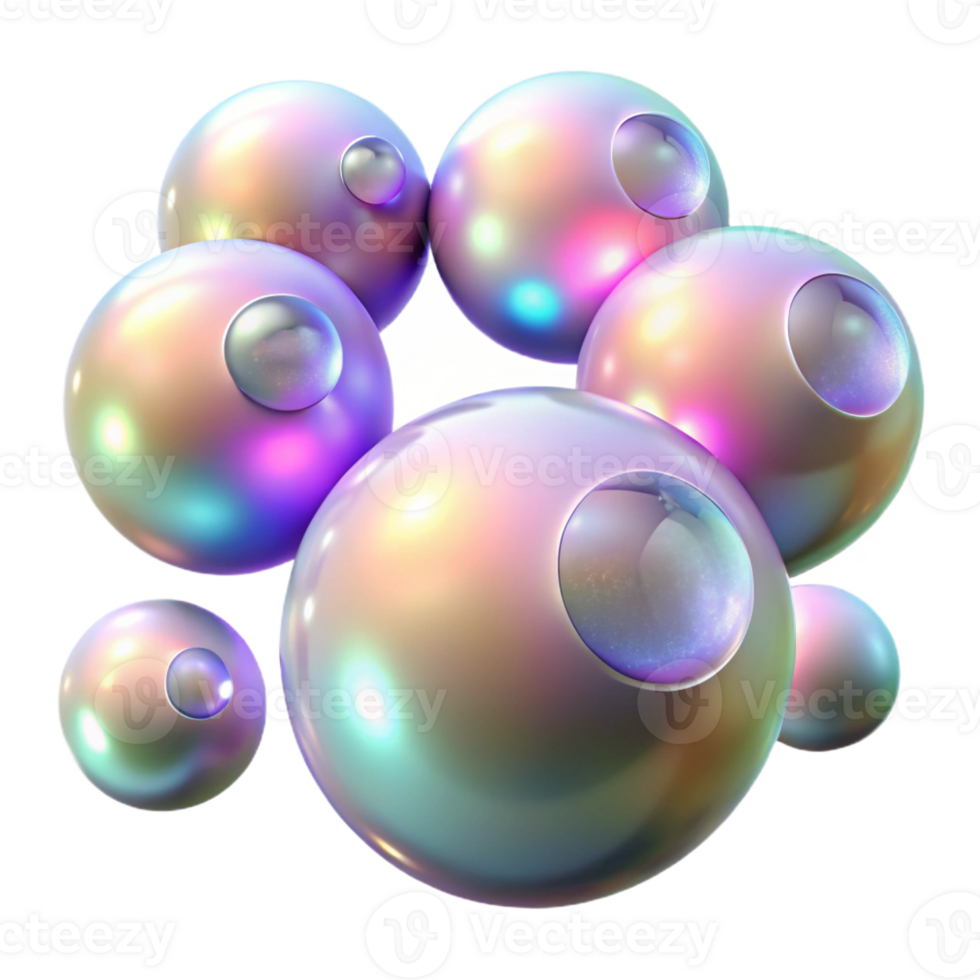 serene vintage A field of floating orbs with iridescent surfaces, emitting a soft, internal glow, in a surreal, magical realism style genuine png