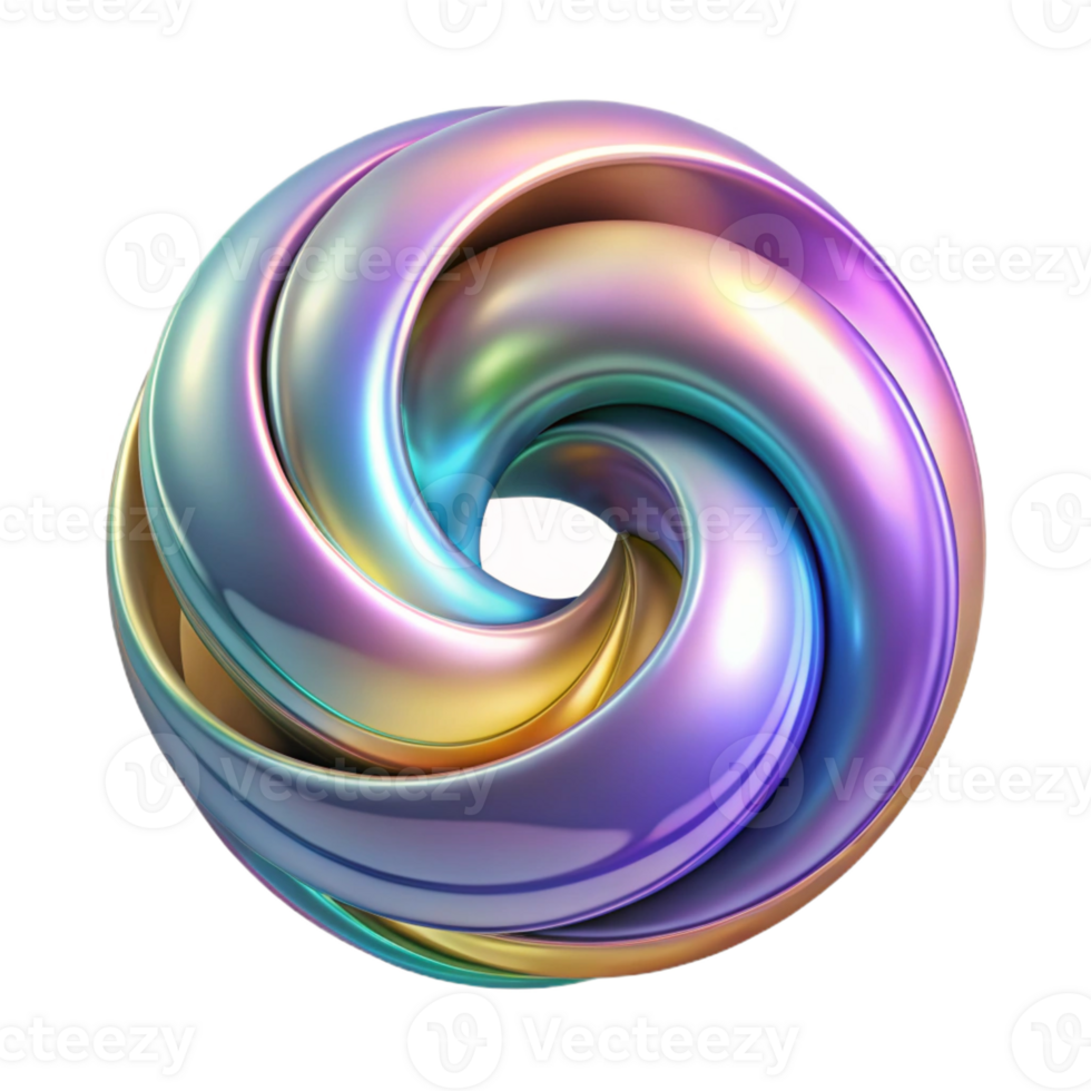 wonderful contemporary A swirling vortex of iridescent, oil-slick colors, illuminated by a soft, ethereal glow, rendered in a smooth, Art Nouveau style genuine png
