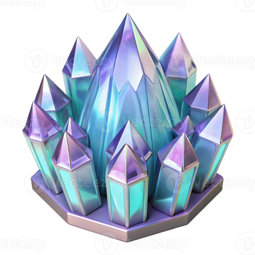 extraordinary rustic Crystal palace, intricate crystalline structures, refracting light, magical style premium png