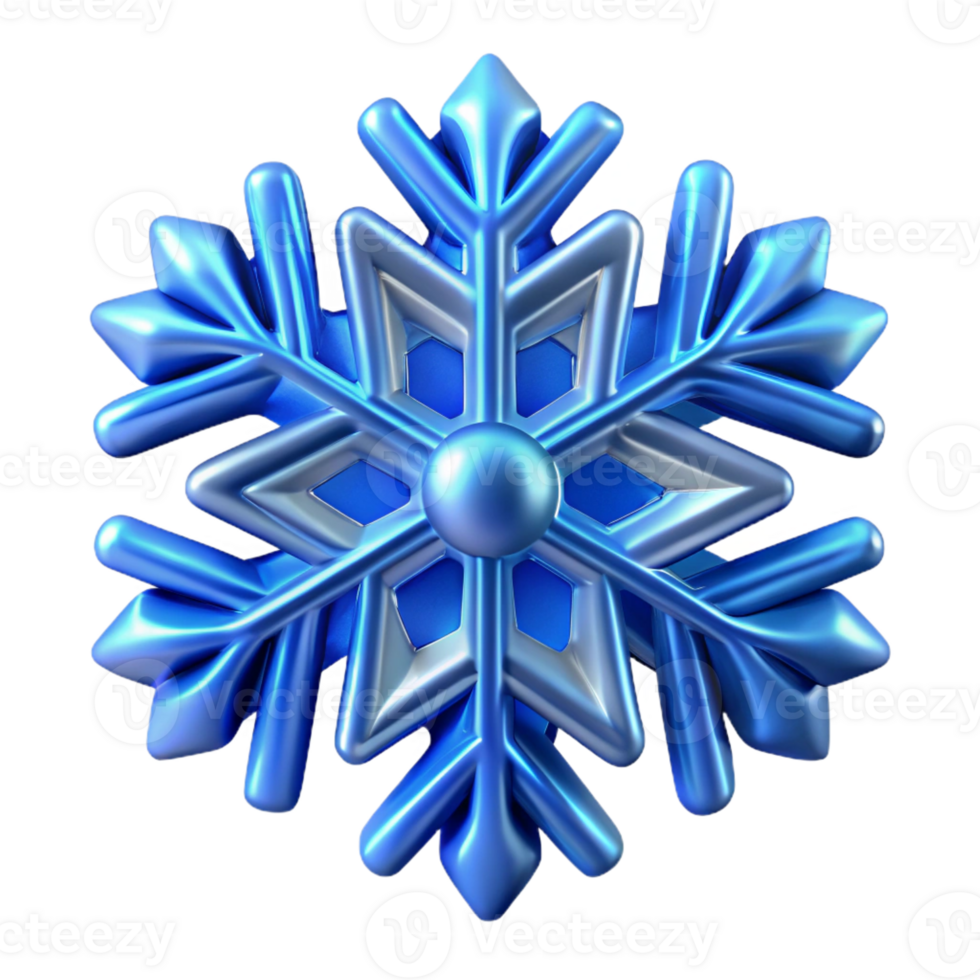 serene artistic A single perfect snowflake, intricate crystalline structure, cool blue lighting, macro photography style high resolution png