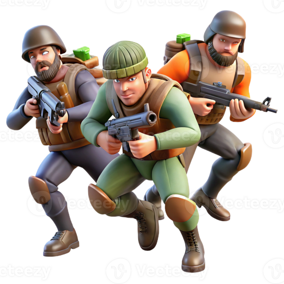 wonderful rustic A group of rebels fighting against heavily armed soldiers, dynamic action scene, gritty realism style, dramatic lighting, muted color palette detailed png
