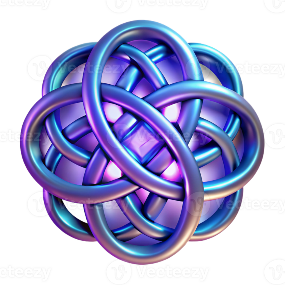 vibrant traditional An intricate, Celtic knotwork design glowing with mystical energy, in a vibrant, abstract art style 4K png