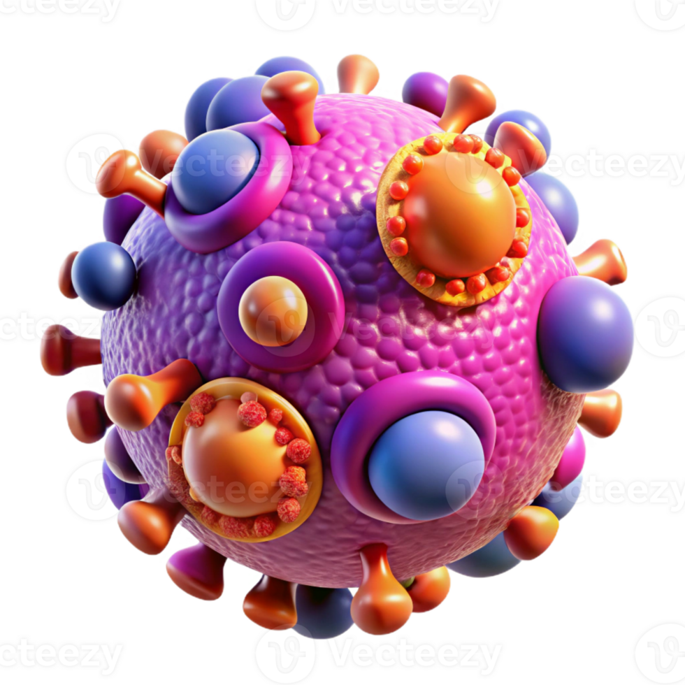 serene creative A microscopic view of nanobots repairing damaged cells, vibrant colors, scientific visualization style professional png