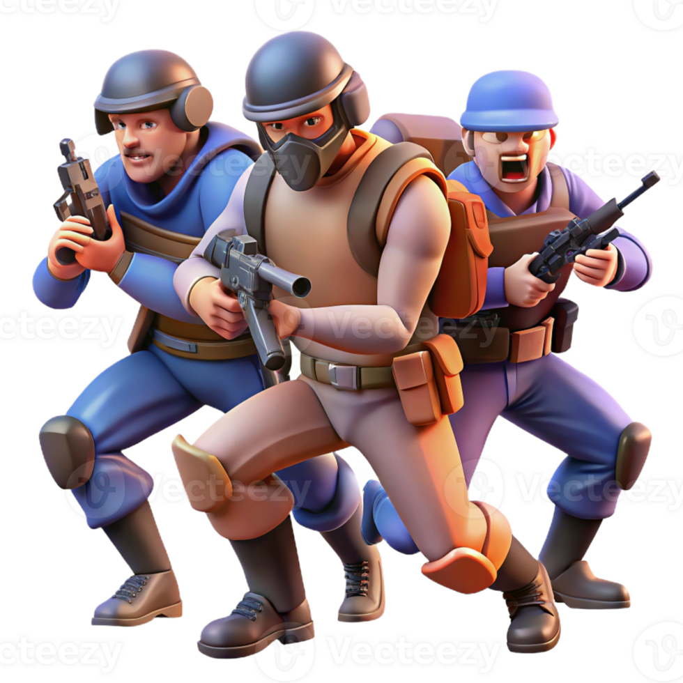 magnificent abstract A group of rebels fighting against heavily armed soldiers, dynamic action scene, gritty realism style, dramatic lighting, muted color palette high resolution png