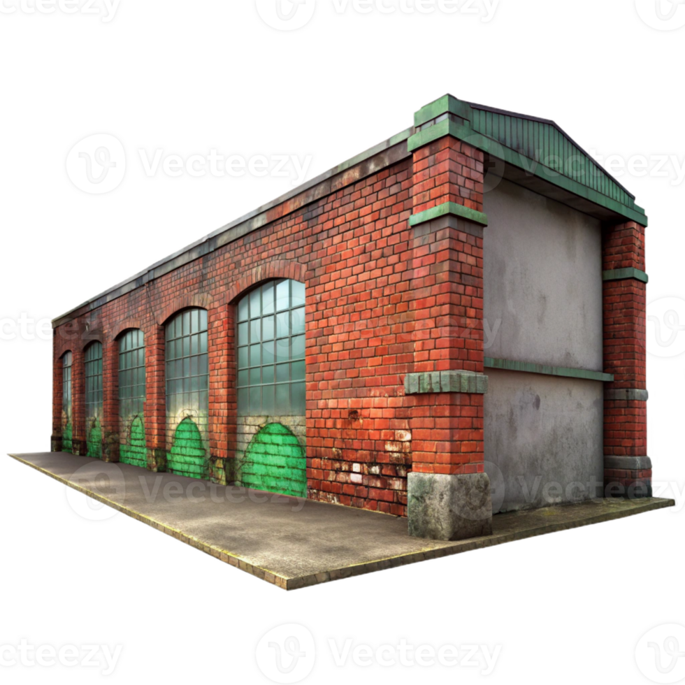 magnificent artistic Graffiti-covered brick wall of an abandoned warehouse in a decaying industrial district, dim overcast lighting, photorealistic style high resolution png