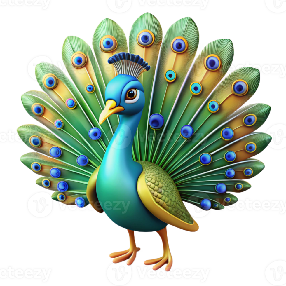 dramatic abstract A proud peacock displaying its vibrant feathers, dramatic lighting, art deco style genuine png