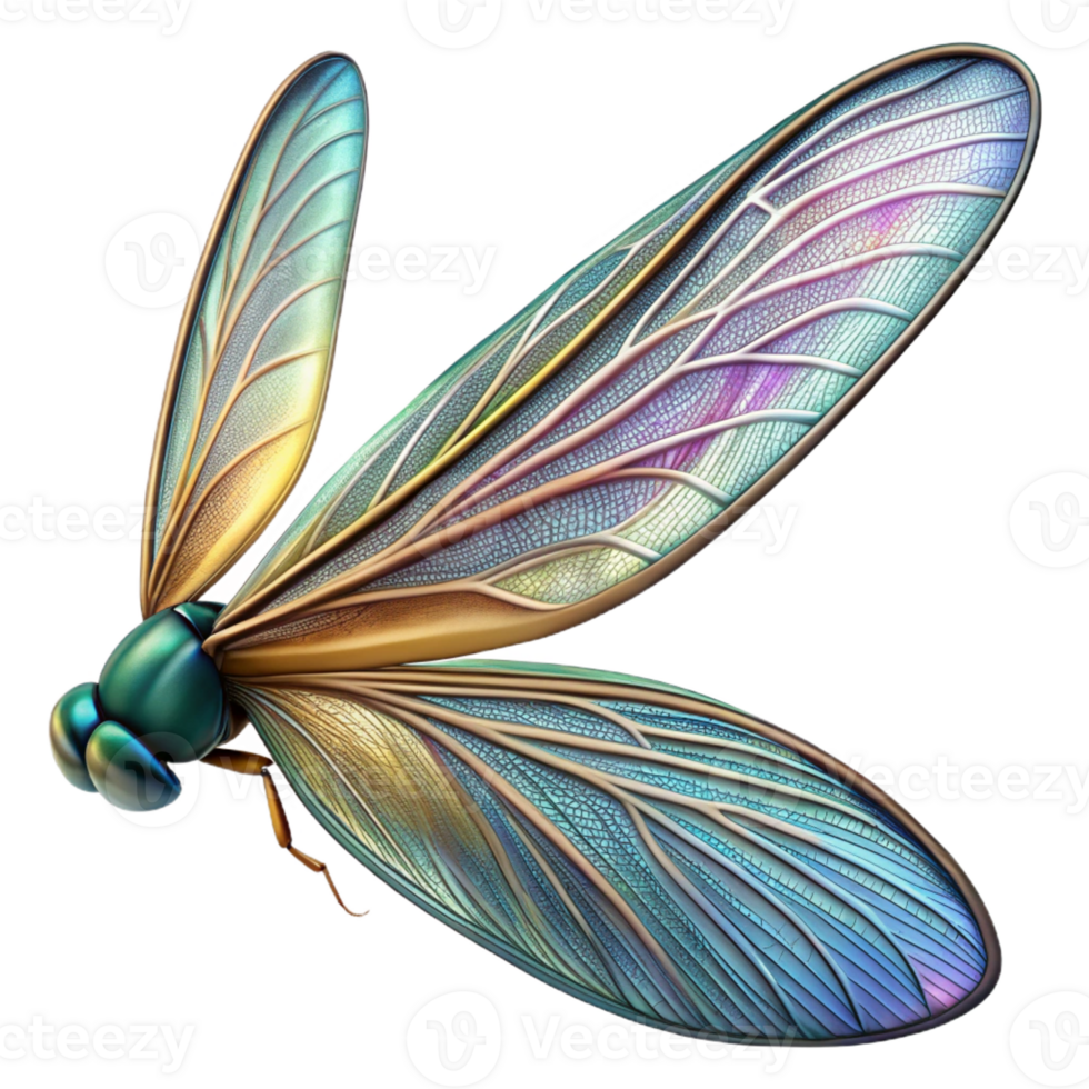 impressive vintage A close-up of a dragonfly's wing, intricate details, iridescent colors, macro photography high quality png