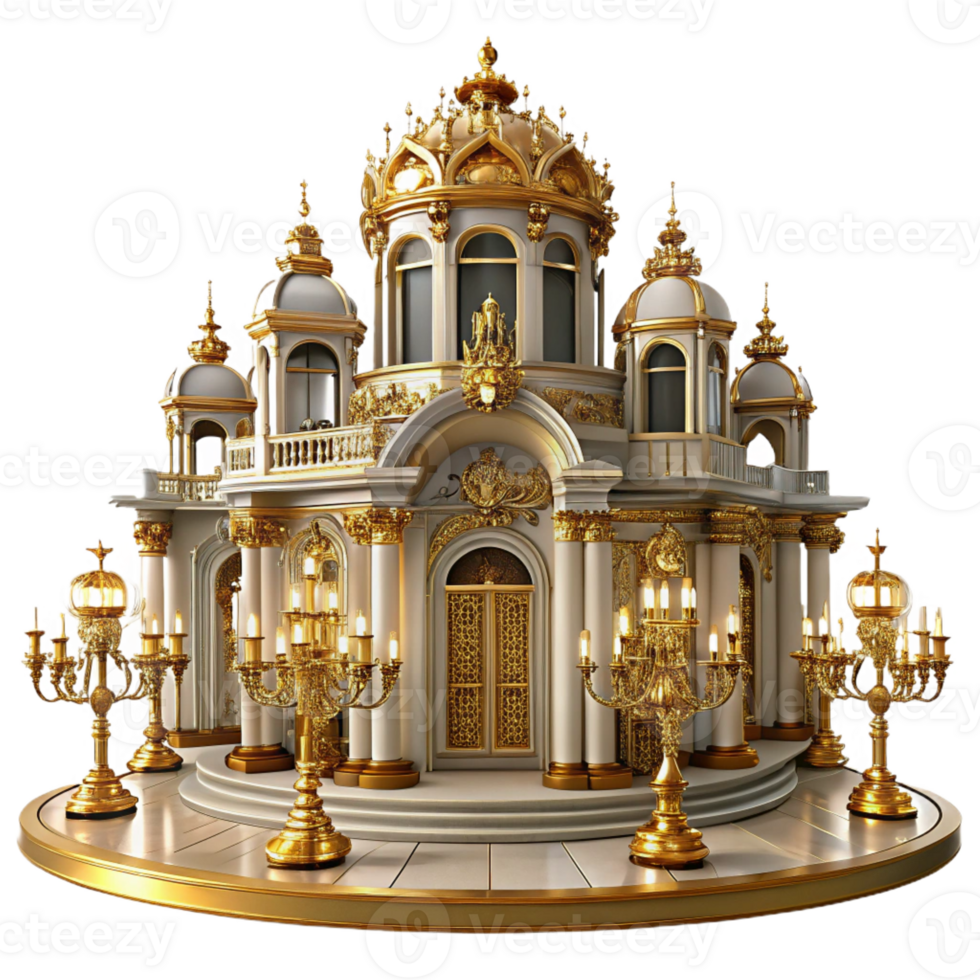 dramatic traditional Baroque palace, gilded interiors, chandeliers, dramatic lighting, opulent style premium png