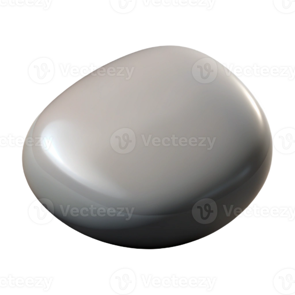 impressive abstract A single polished river stone, smooth surface, natural light, minimalist photography style premium png